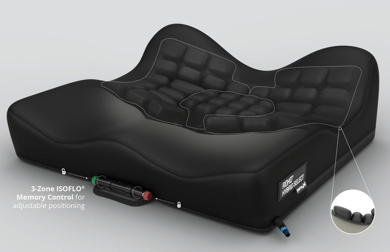 ROHO Hybrid Elite Wheelchair Cushion - DUAL & SR Options